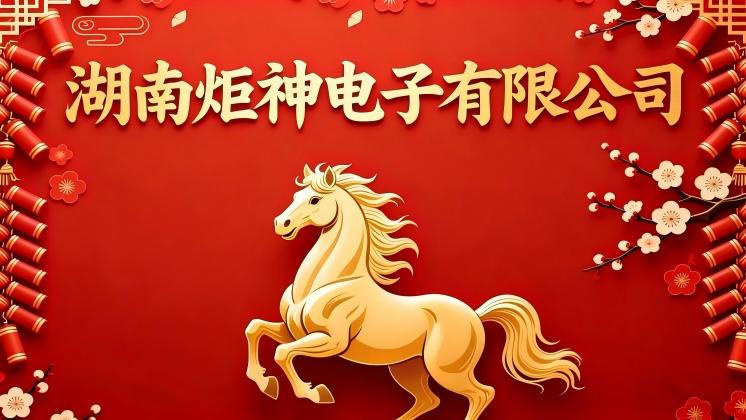 湖南炬神電子祝大家新春快樂、萬事如意